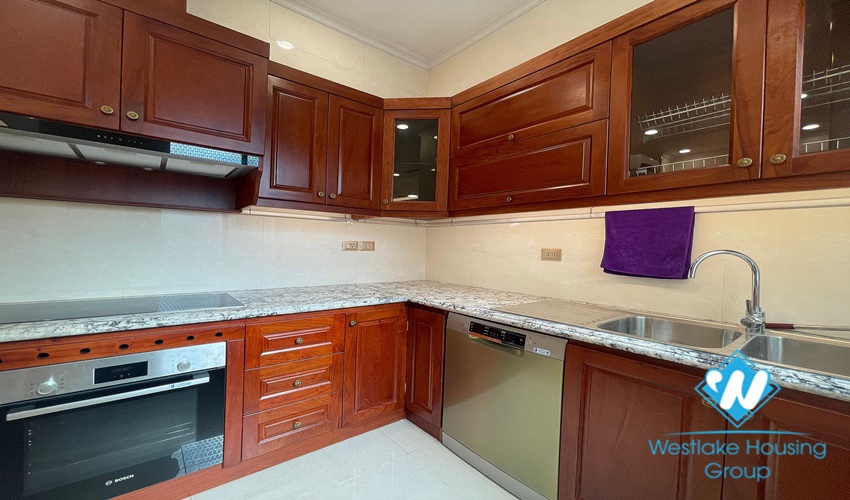 A beautiful villa with elevator for rent in T Block, Ciputra, Tay Ho, Ha Noi